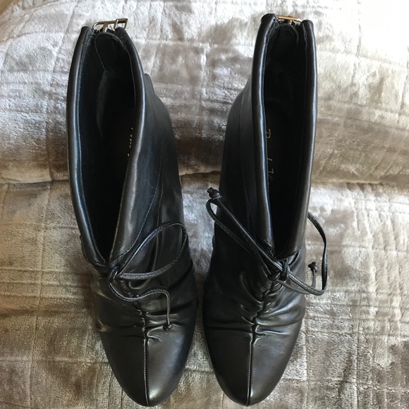 Pour La Victoire Genuine Leather Black Boots - Picture 7 of 10